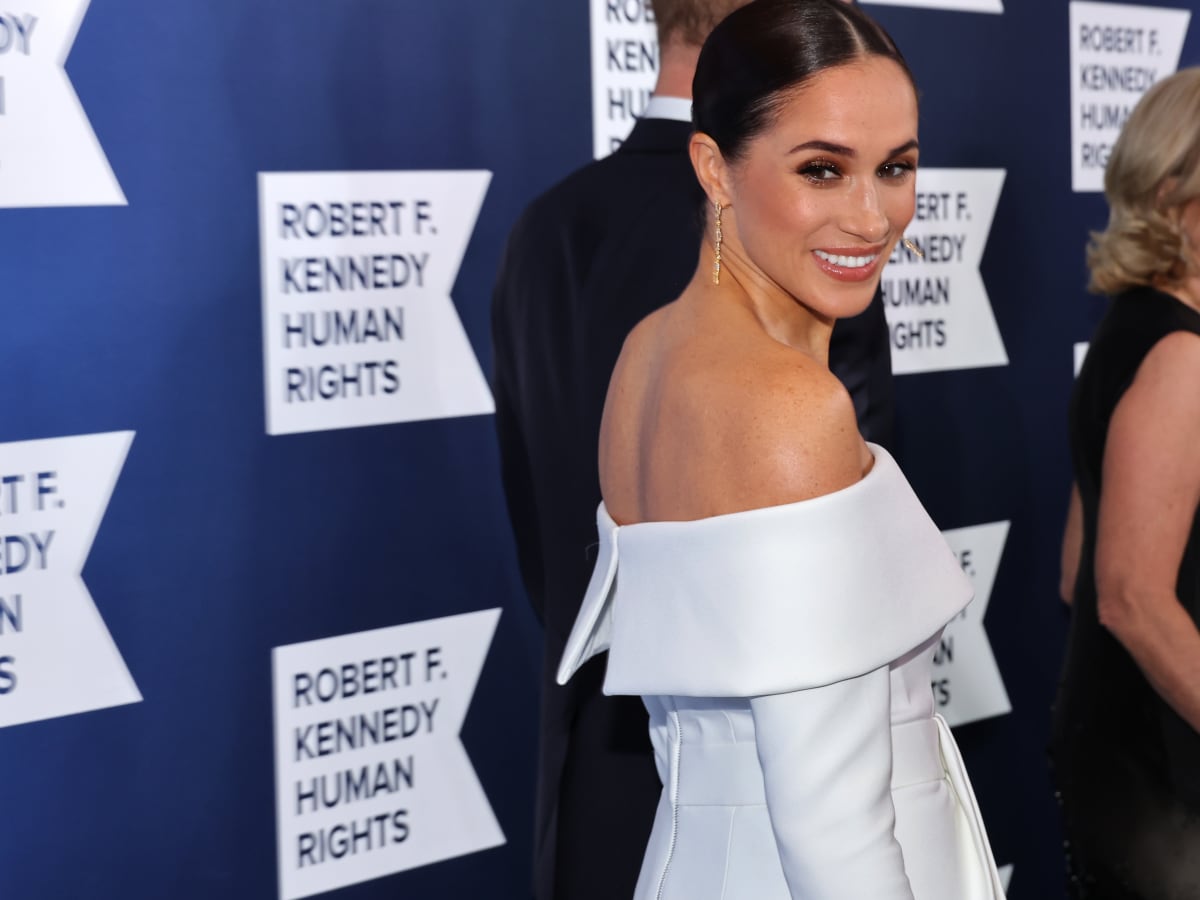 Meghan Markle's White Louis Vuitton Gown Speaks to Her Style Strengths