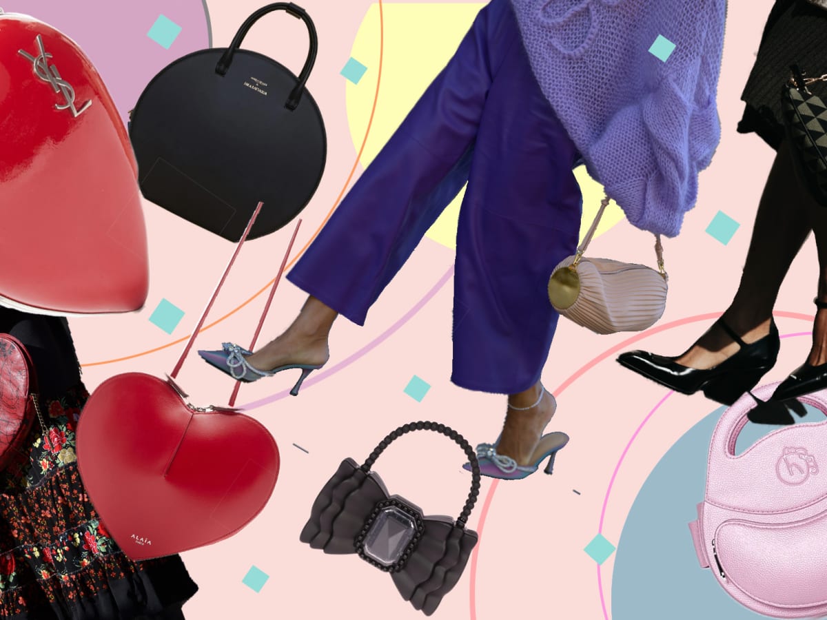 Shop Novelty Shaped Handbags, Bags, Purses: Triangle, Heart