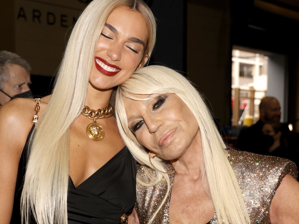 Dua Lipa and Donatella Versace present their co-designed Versace collection  - ABC News