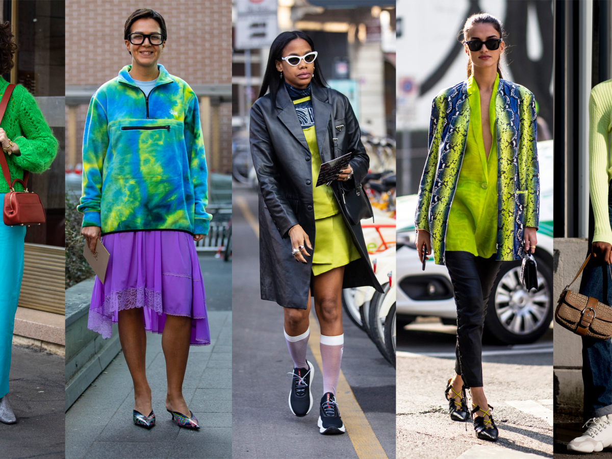 It's Official: Chartreuse Is the New Slime Green  Fashion week outfit, Fashion  week street style summer, Fashion week 2020