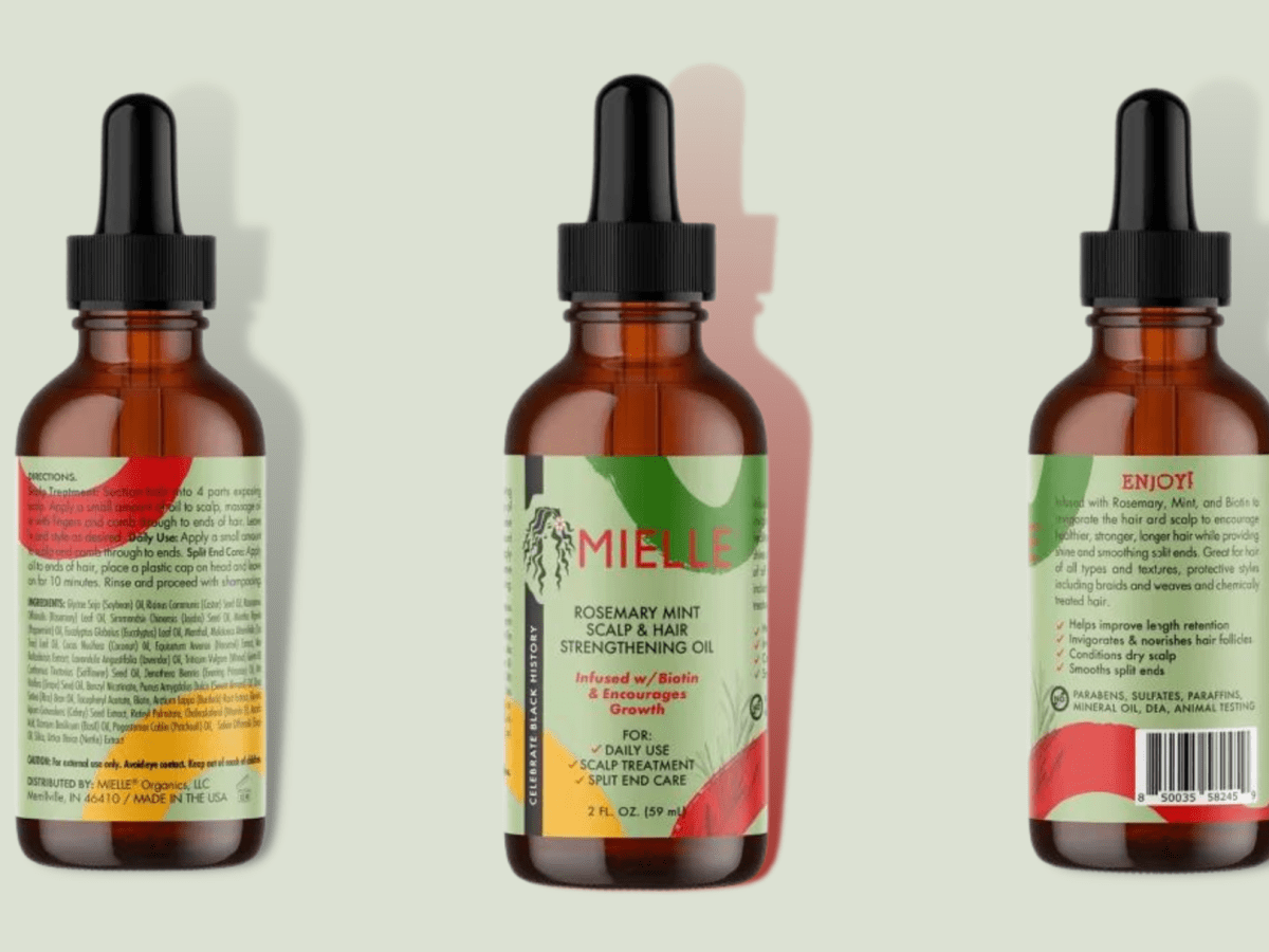 MIELLE Rosemary Mint Organics Infused with Biotin and Encourages Growth  Hair Pro