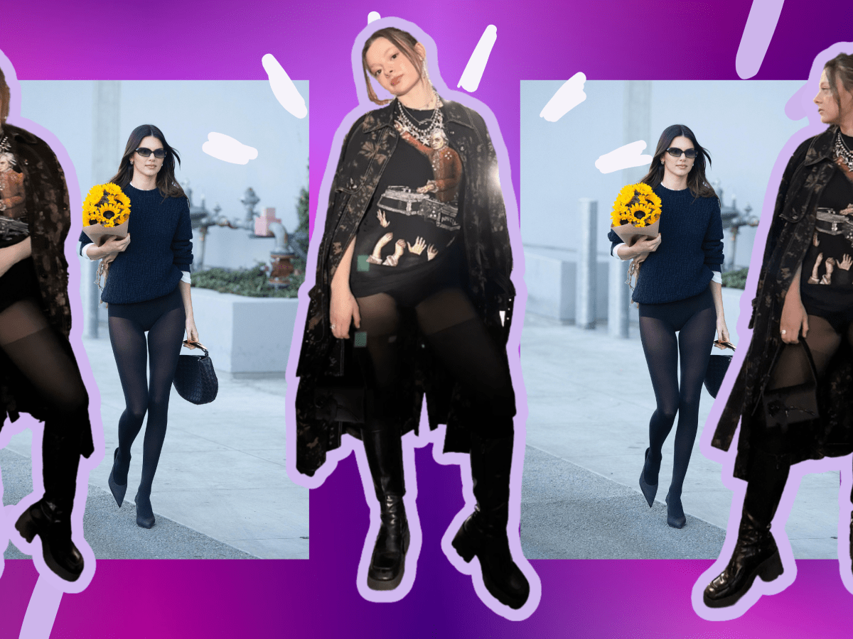 I Tried the Tights-as-Pants Look at Fashion Week - Fashionista