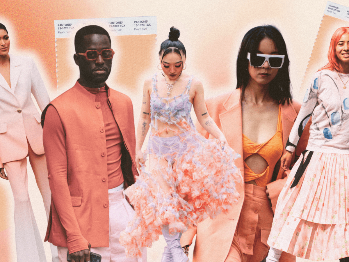 How to Wear 'Peach Fuzz', Pantone's 2024 Color of the Year