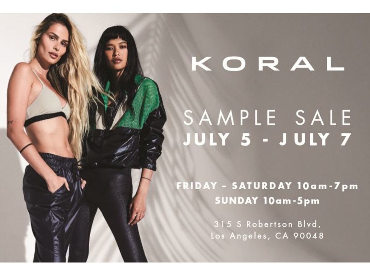 Koral deals activewear sale