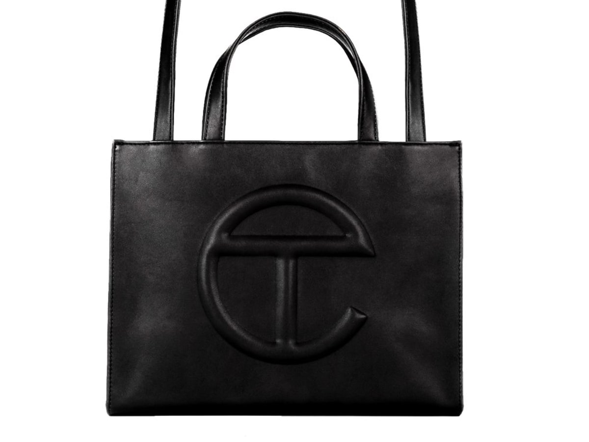 Telfar black shopping bag sales