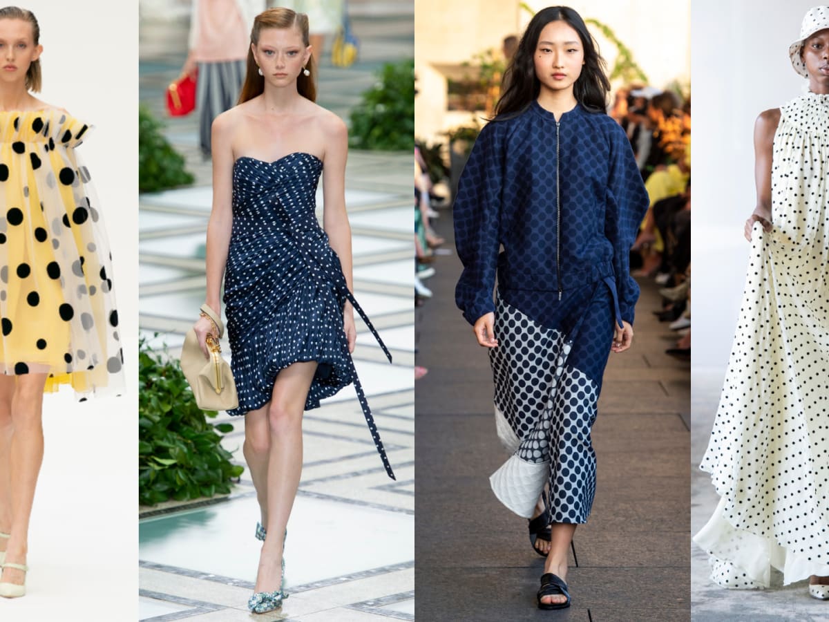 Polka dot style clothing outlet