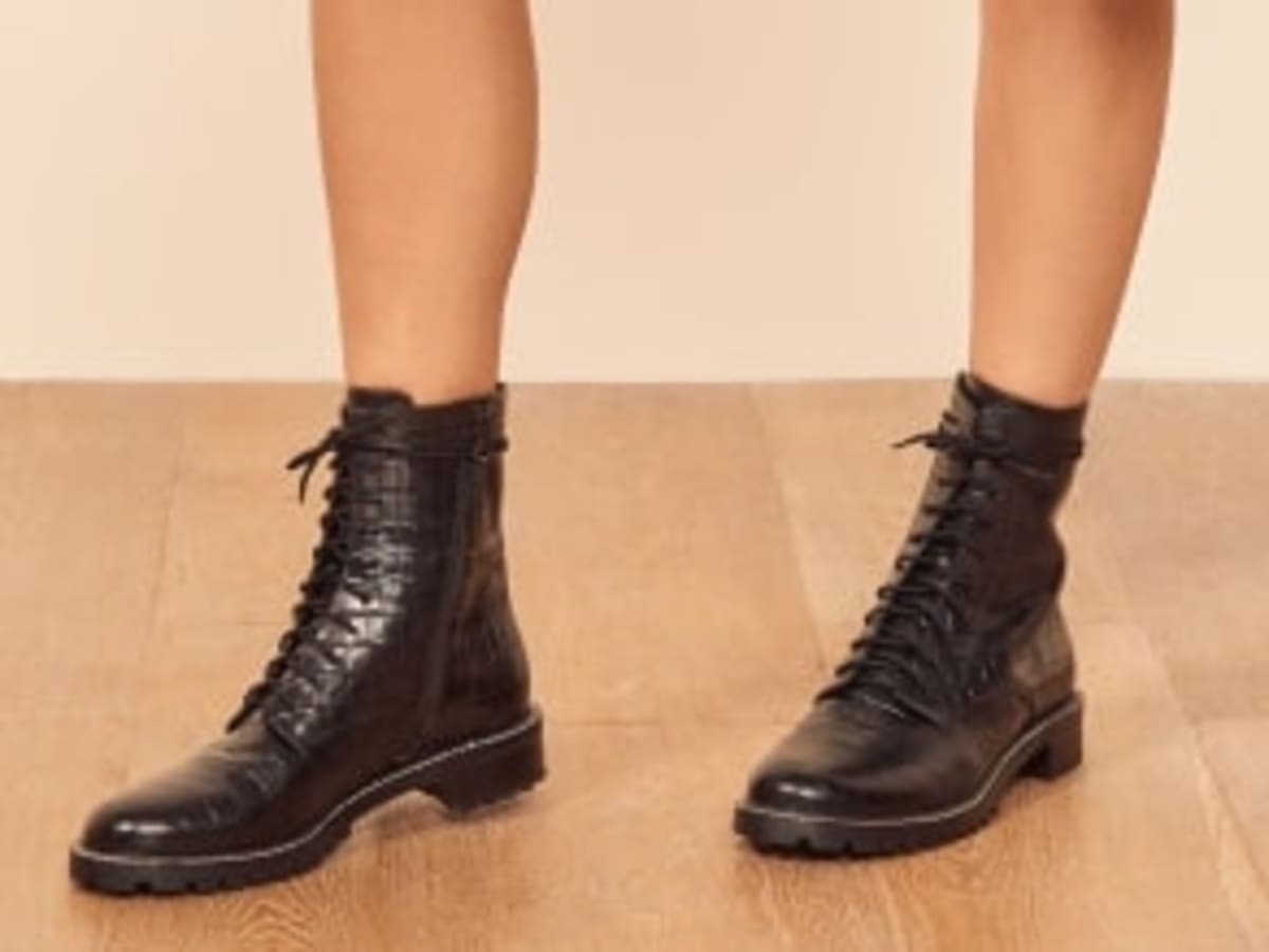 Reformation lace up hotsell boots
