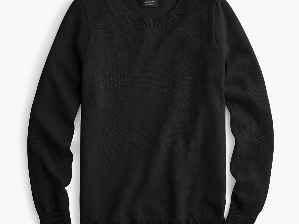 J crew black sweater outlet