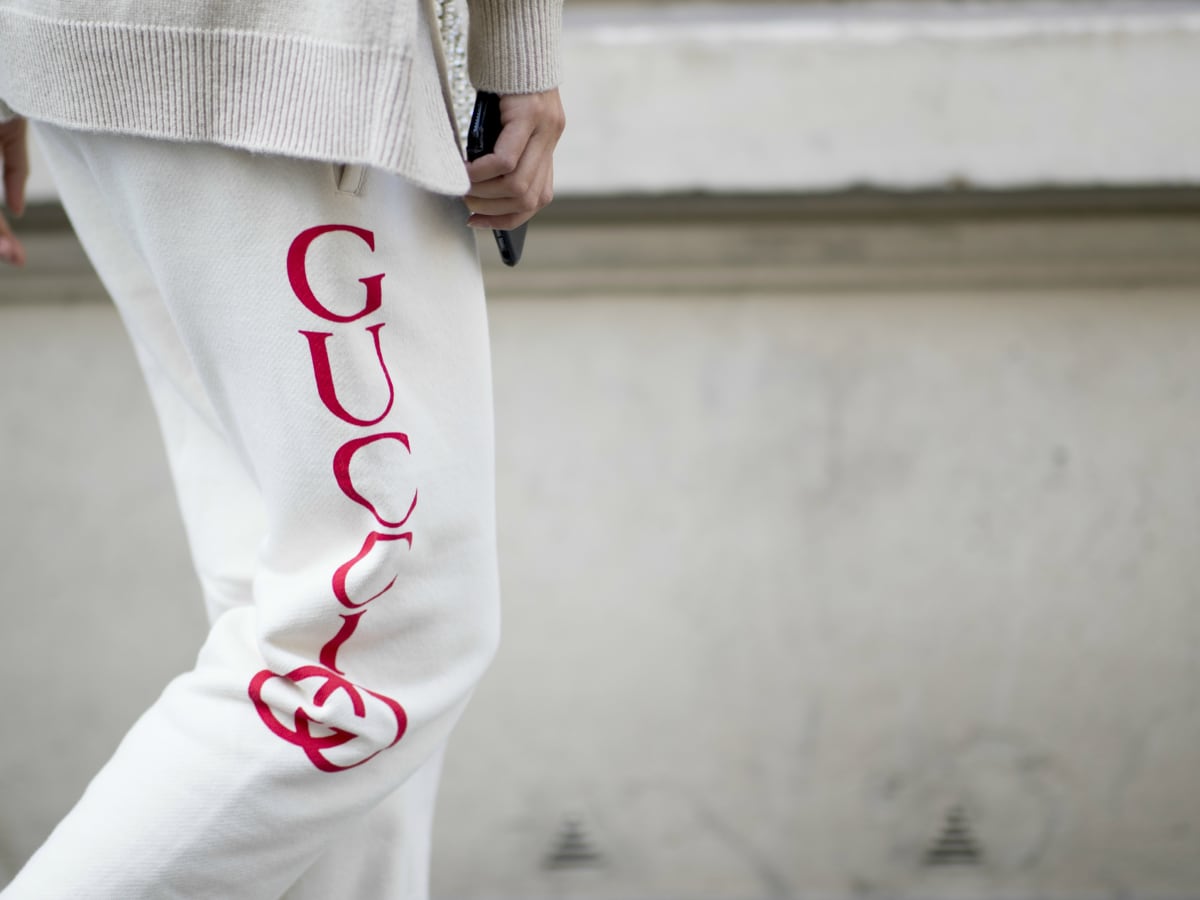 High fashion sweatpants sales