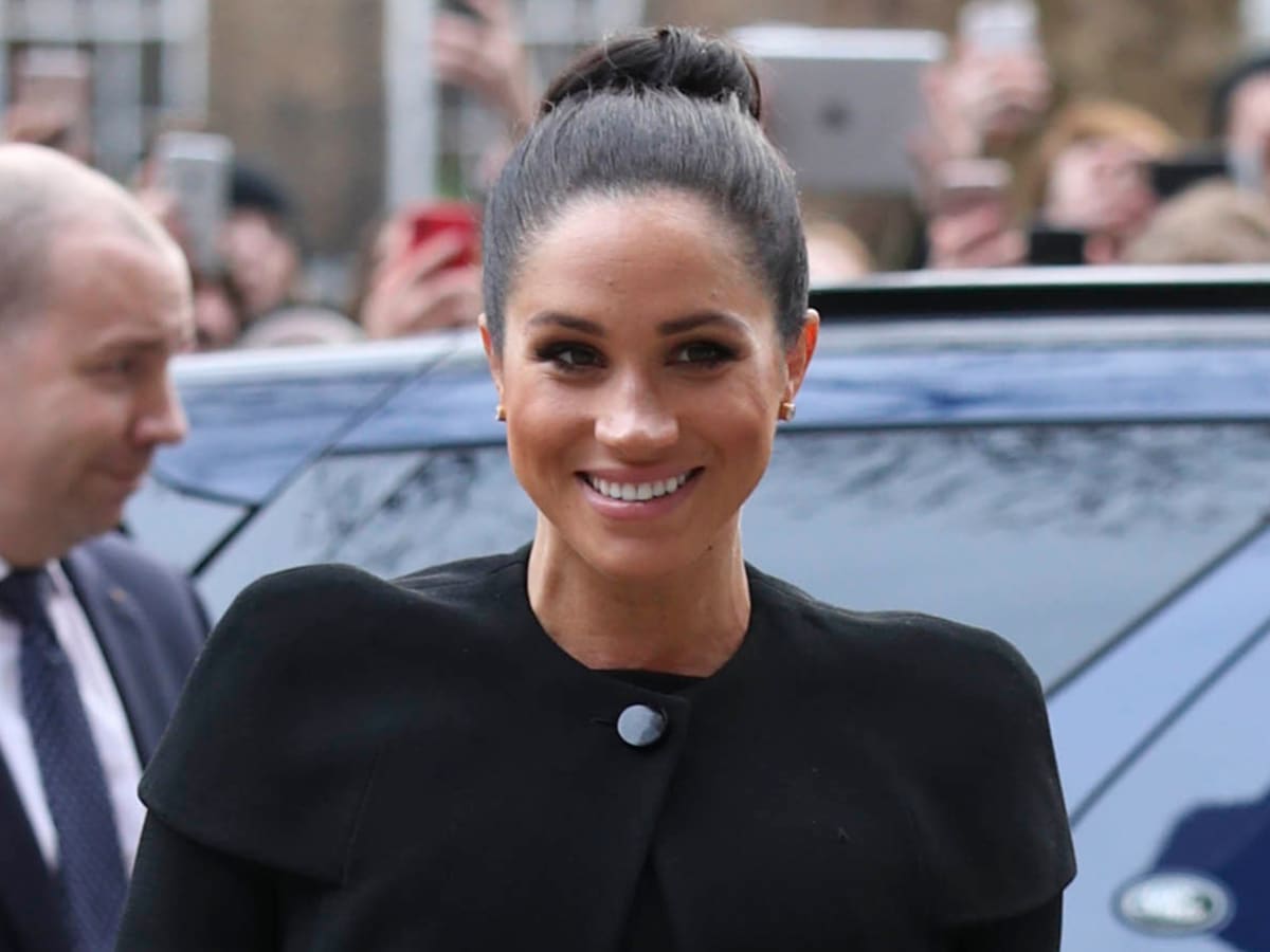 Meghan Markle Wore a Thing Black Givenchy Coat and Dress Edition Fashionista
