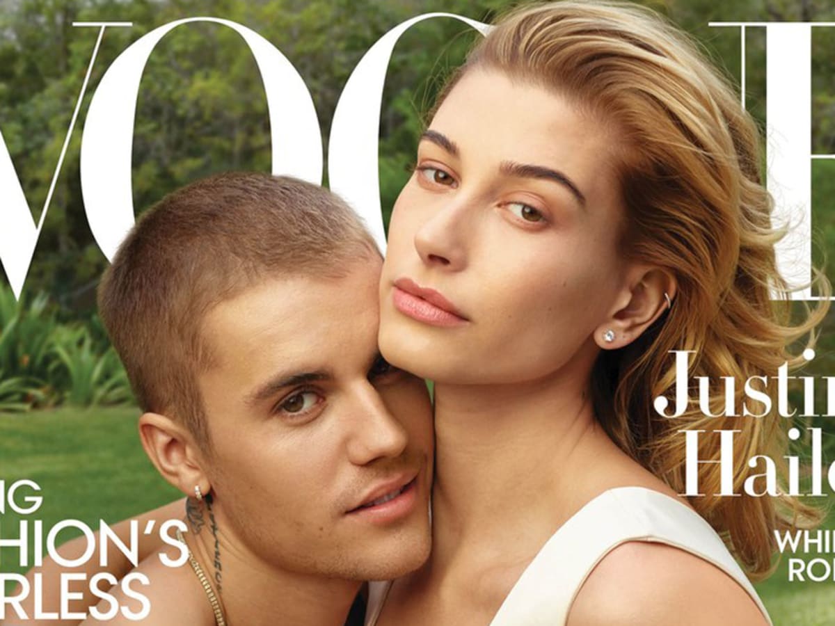 Justin and Hailey Bieber Cover the March 2019 Issue of
