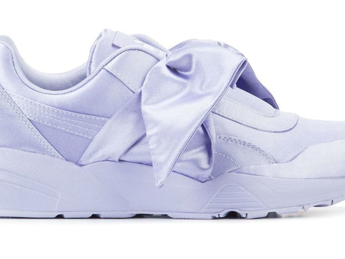 Purple fenty bow sneakers new arrivals