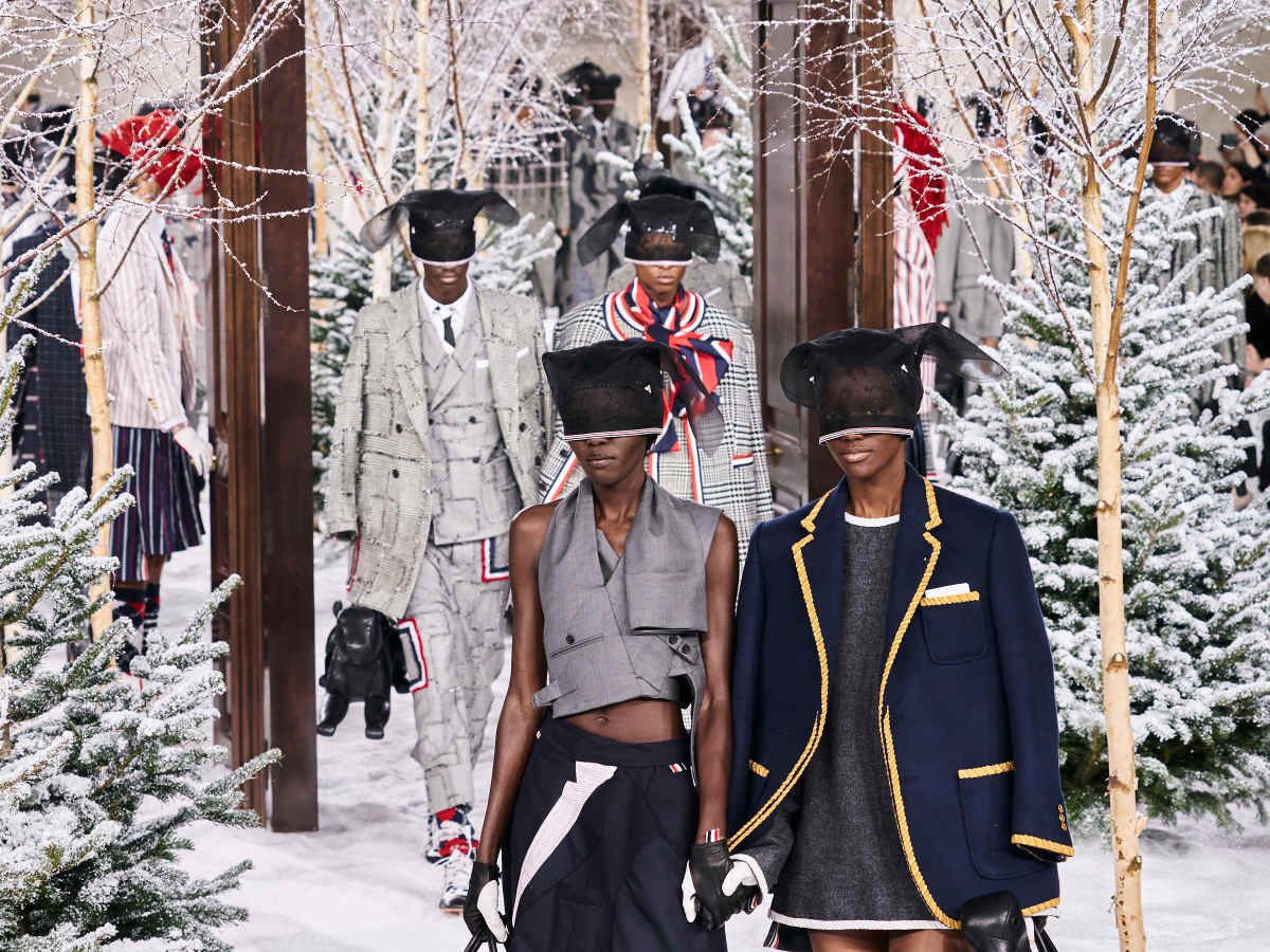 Thom Browne Sends Out His Magical Fall 2020 Menagerie Two by Two