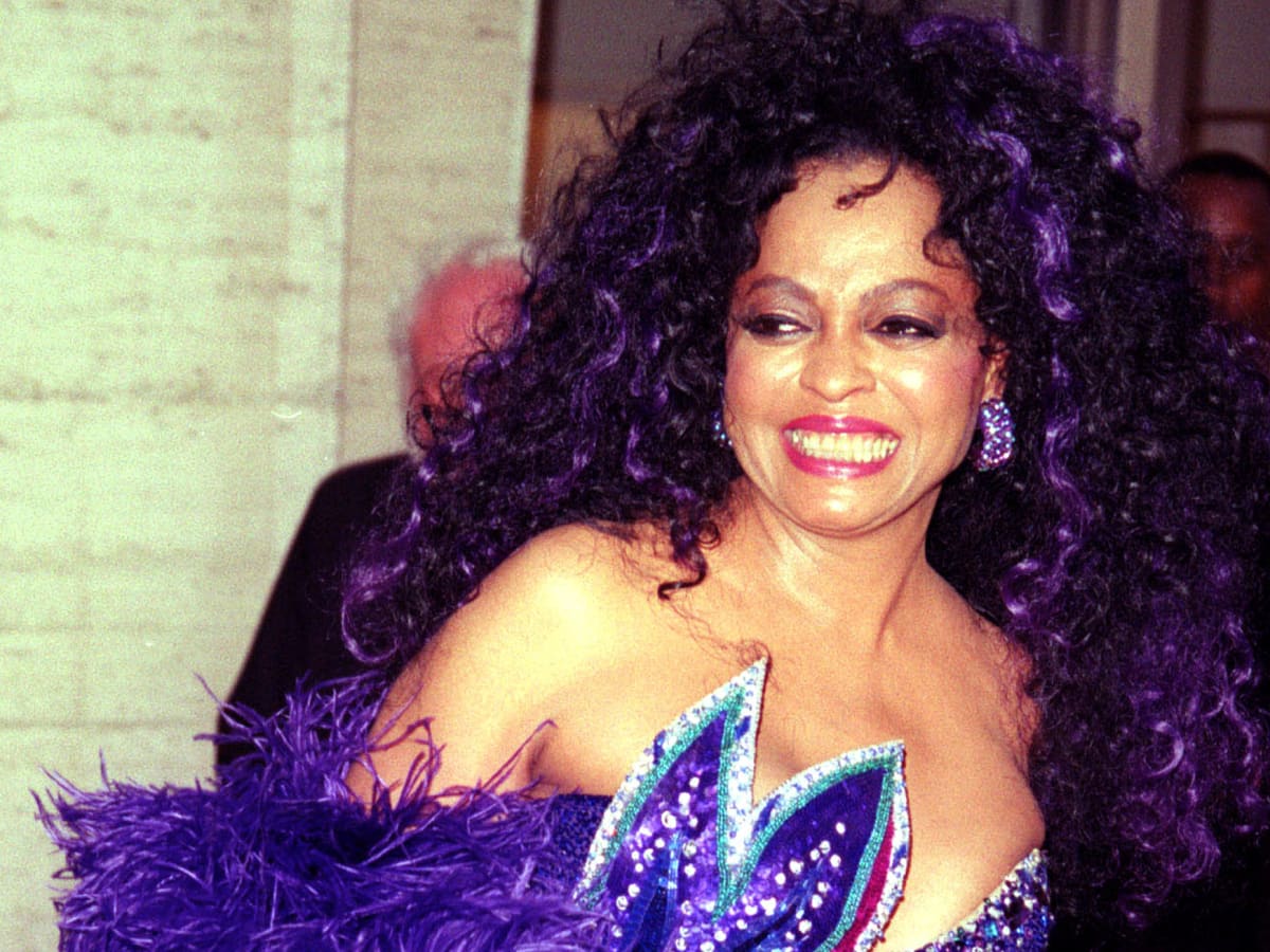 Great Outfits in Fashion History Diana Ross Wearing Bob Mackie to the CFDA Awards Fashionista