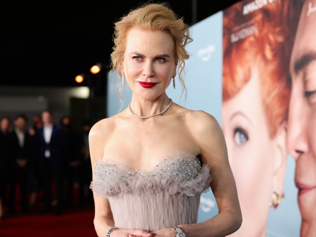 Nicole Kidman Looks Like a Fairy Princess Emerging From a Wintry Forest in This Gown Fashionista