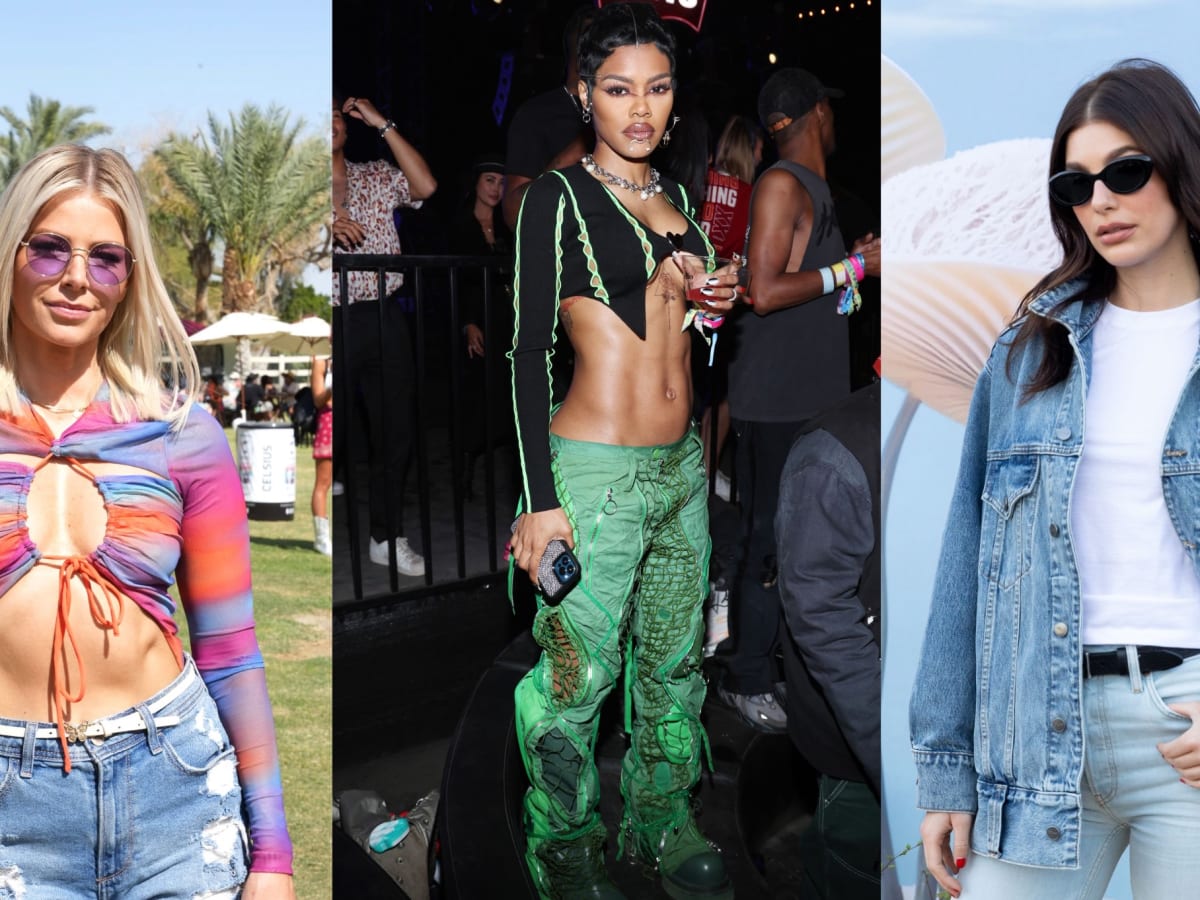 Celebrity 2025 coachella outfits