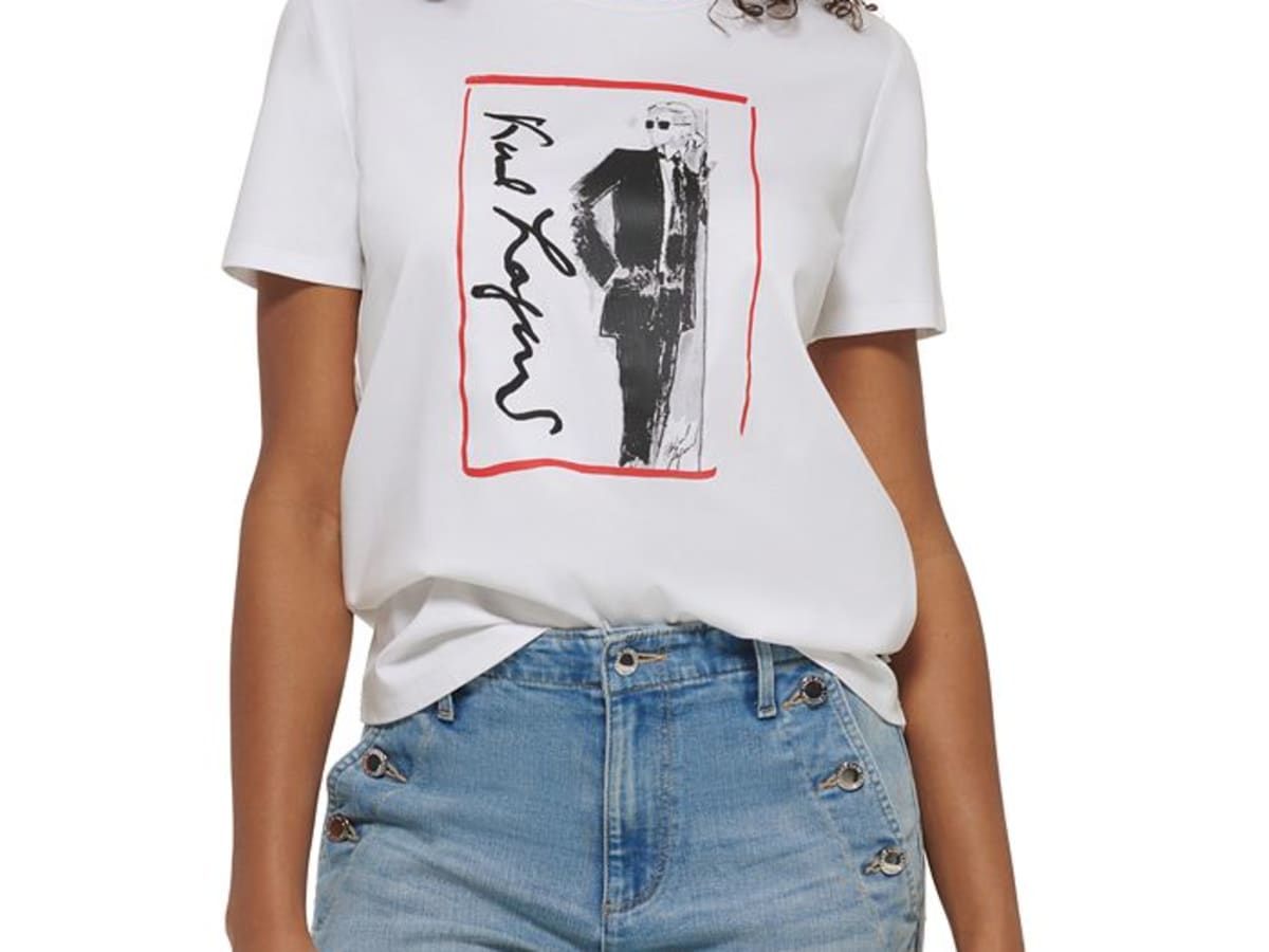 Karl Lagerfeld Paris シャーリングシャツドレス Karl Lagerfeld Paris シャーリングシャツドレス (Karl