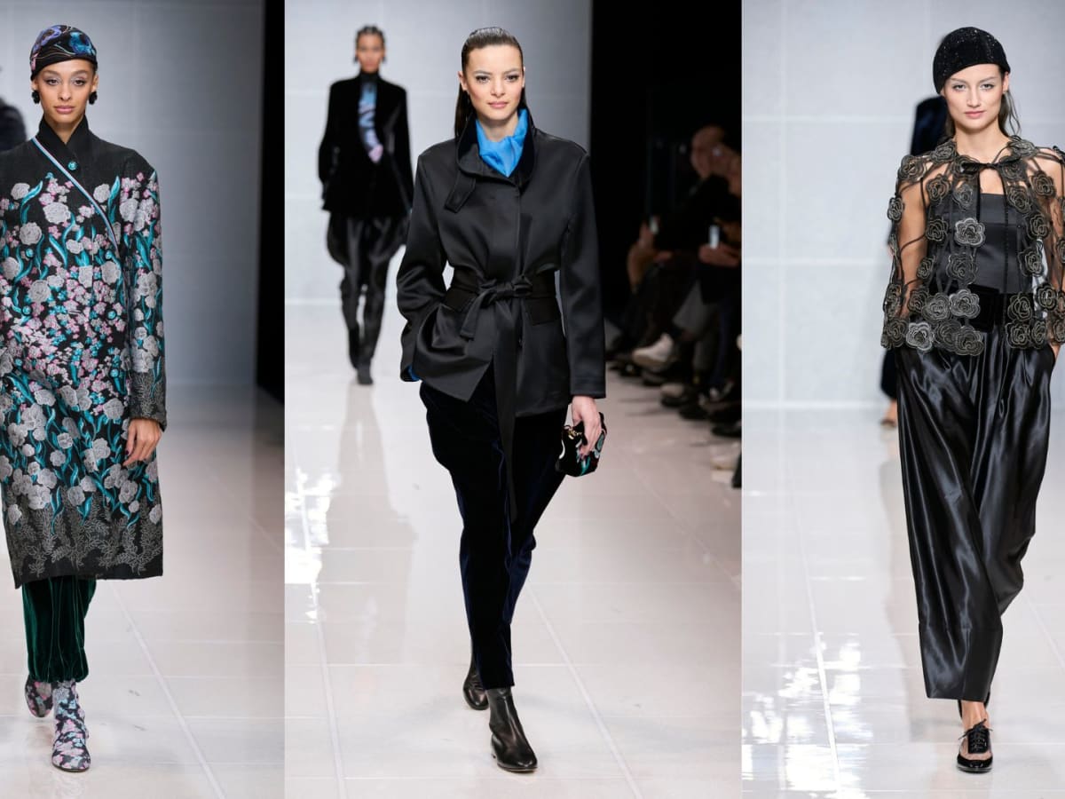 Giorgio Armani Fall 2024 Sees the Beauty in Winter Florals