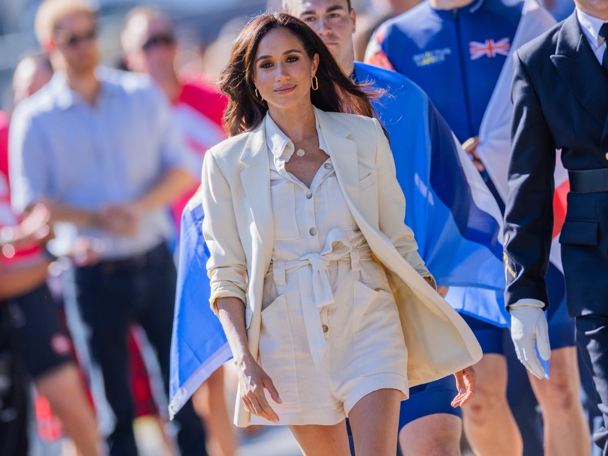Meghan Markle Wore a Thing Zara Romper Edition Fashionista