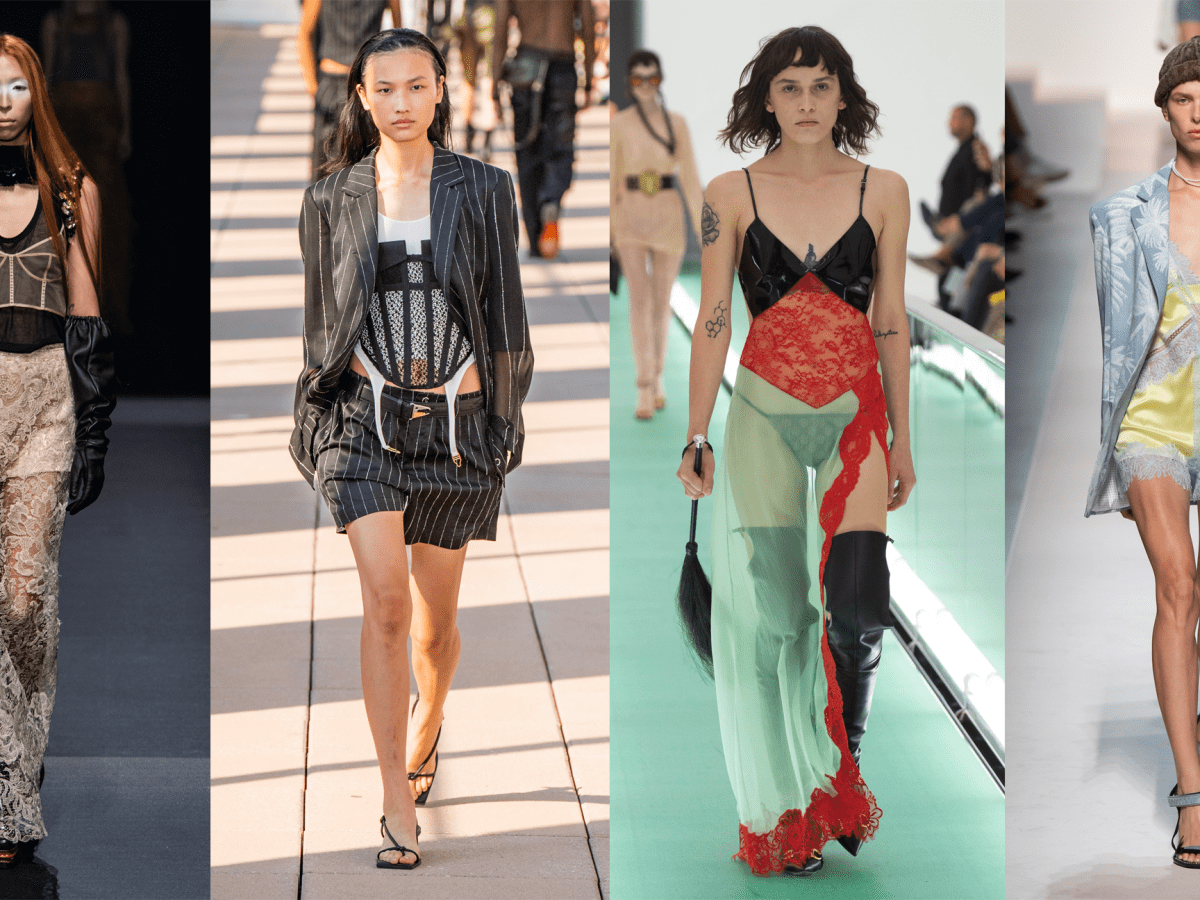 Lingerie Is Outerwear on the Spring 2020 Runways Fashionista