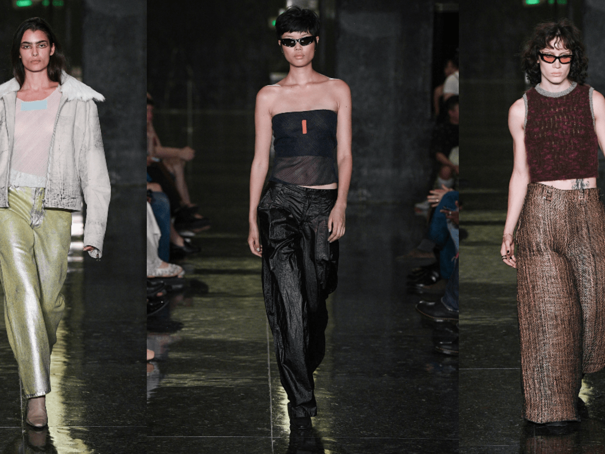Eckhaus Latta Shows Cartoonishly Oversized Pants and Sheer