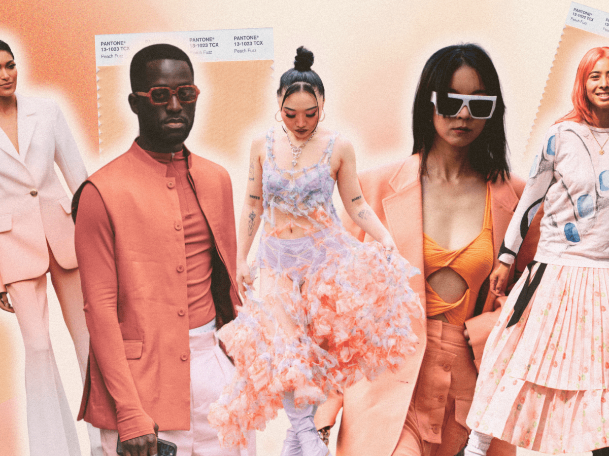 Peach new arrivals colour outfits