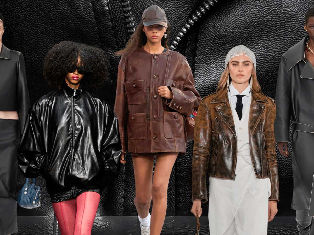 Leather coat brands online
