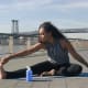 After going for a morning run along the East River, Chloe finished off with some yoga and stretching (and a lot of hydration thanks to her new BKR Little) as it was a hot one in NYC. The Little holds 500 ml of water, making it easier to hit your goal of 1,900 ml of water in a day – set reminders on your phone (or Google calendar!) to keep yourself in check.&nbsp;