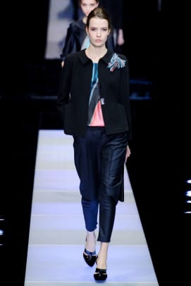 Giorgio Armani Closes Milan Fashion Week With a Clever Skirt/Pant Combo ...