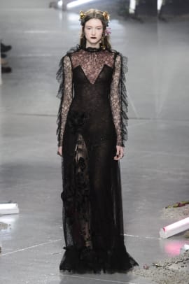 Rodarte Brings a Dark Woodland Romance to the Runway for Fall - Fashionista