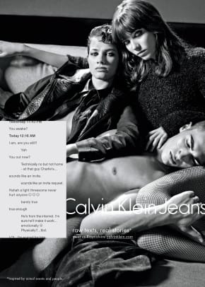 Calvin Klein Jeans's Fall Campaign Is All About Sexting - Fashionista