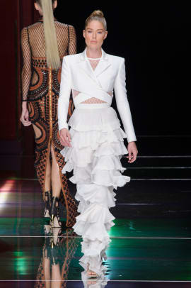 Olivier Rousteing Showed a Very Kardashian-Friendly Spring Collection ...