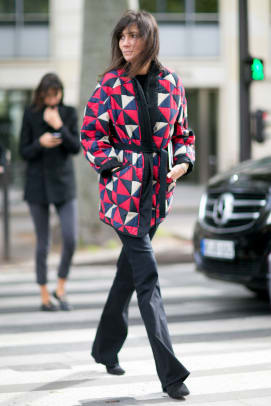 On the Last Day of Paris Fashion Week, Denim Ruled the Streets - Fashionista