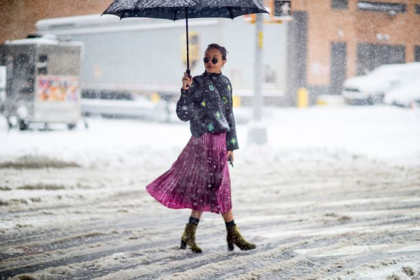 Shearling Jackets Were All The Rage On Day 1 Of New York Fashion Week Fashionista