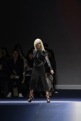 Strength Is Sexy, Says Donatella Versace with Her Fall 2017 Collection