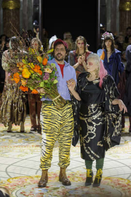 Vivienne Westwood Modeled in Her Own Show - Fashionista