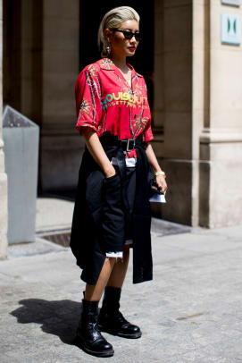 Jumpsuits and Overalls Were Popular Among Showgoers At New York Fashion ...