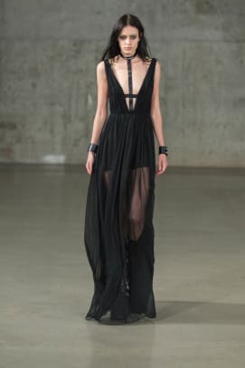 R13 Kicks Off an '80s Goth Runway Show With Stephen Sprouse-Inspired Trump  Shade - Fashionista