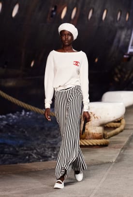 Chanel Cruise Ship At Runway Show in Paris - Chanel Cruise 2019 Runway Show