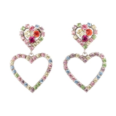 Shop Heart Shaped Earrings: Hoops, Diamonds, Dangle, Gold - Fashionista