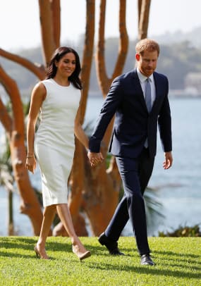 Meghan Markle Wore a Thing: Brandon Maxwell Shirt Dress in Australia  Edition - Fashionista