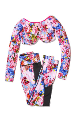 Victoria's Secret Mary Katrantzou Runway Bra Top Legging Set M