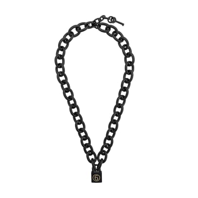 padlock necklace maison margiela