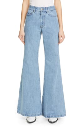 colorful bell bottom jeans