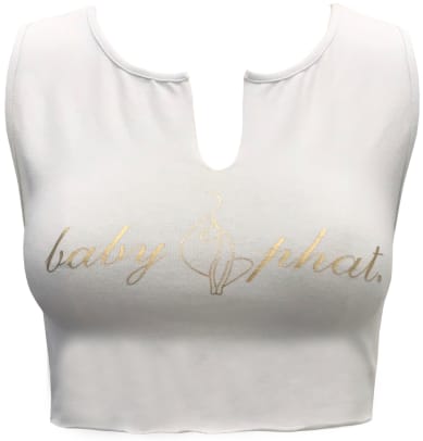 pink baby phat crop top