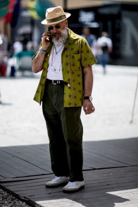 The Street Style Crowd Wore Striped Blazers at Pitti Uomo - Fashionista