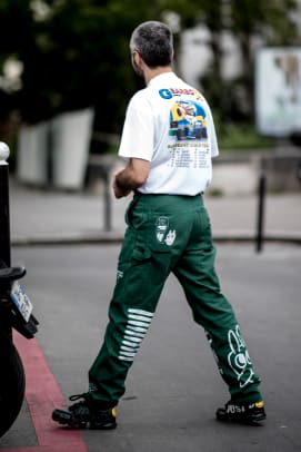 Loose, Sporty Shorts Were a Street Style Staple at Paris Fashion Week