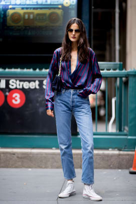 Mixed Prints Were a Street Style Favorite on Day 6 of New York Fashion Week   Cool street fashion, New york fashion week street style, Street style  outfit