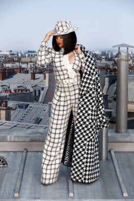 Cardi B Chanel Spring 2020 by Julien Hekimian:Getty Images