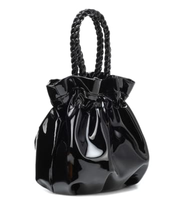 staud grace patent leather tote